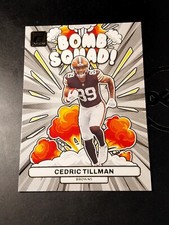 2023 Donruss RC Cedric Tillman ROOKIE # BS20 Bomb Squad Insert Browns Volunteers
