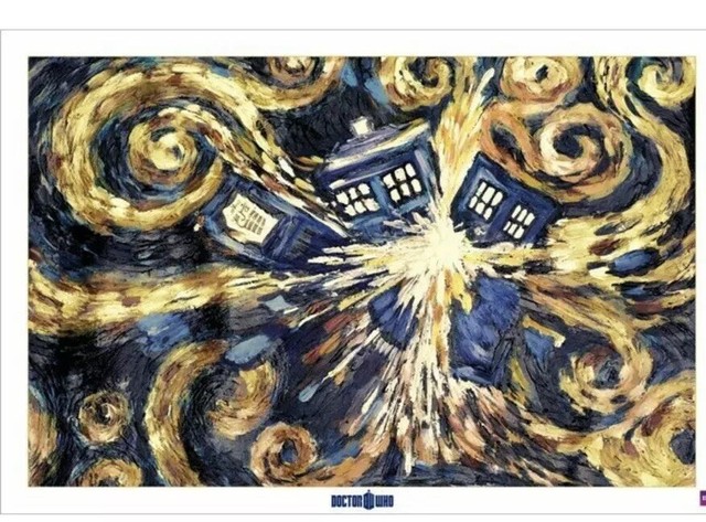 Doctor Who Tv Show Poster Print Dr Time Vortex For