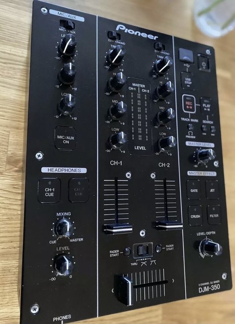 Pioneer Djm 350 Djm350 Djm 350 2 Channel Dj Mixer For Sale Online Ebay