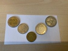 5 Münzen LOT Kolumbien Columbia 1993 1992 1989 2012 1975 Peso Centavos