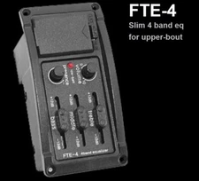 ARTEC FTE-4 Slim Acoustic Guitar 4 Band Equalizer EQ Preamp