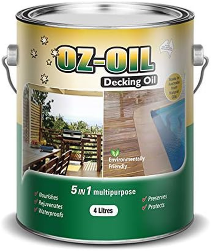 Oz Oil Decking Oil Made from Natural Plant Oils 4L - Picture 6 of 12