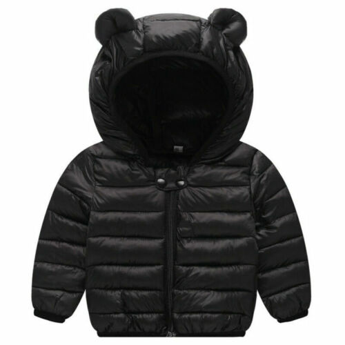 Toddler Baby Boys Girls Winter Puffer Coat Hooded Parka Padded Jacket Outwear - Picture 11 of 15