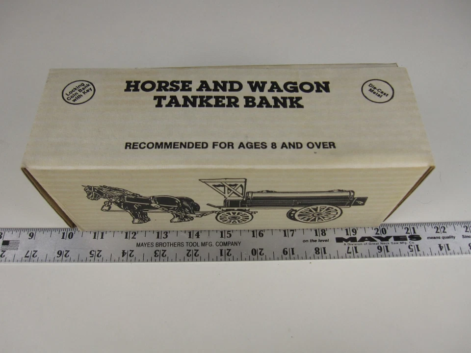 ERTL 1990 banco cisterna caballo y vagón sin usar, en caja bis Foto 3 de 4