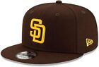 New Era 9Fifty Men Cap San Diego Padres Brown Basic Snapback Hat