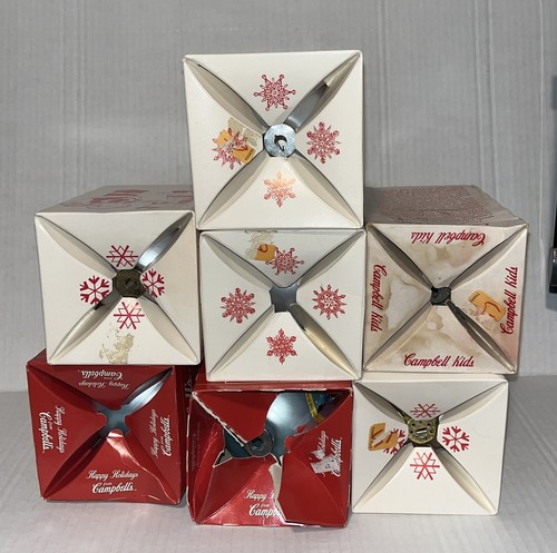 LOT 7 VTG Campbell's Soup Kids Christmas Ornament Collectors Editions 1985-1998 - Picture 5 of 12