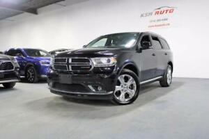 2015 Dodge Durango Limited AWD/CUIR/TOIT/CAMERA/DVD/7 PASS/135800KM!