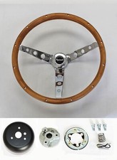 Fury Scamp Duster Cuda Gtx Road Runner 15 Wood Steering Wheel Chrome Spokes Fury Scamp Duster Cuda Gtx Road Runner 15 Wood Steering Wheel Chrome Spokes