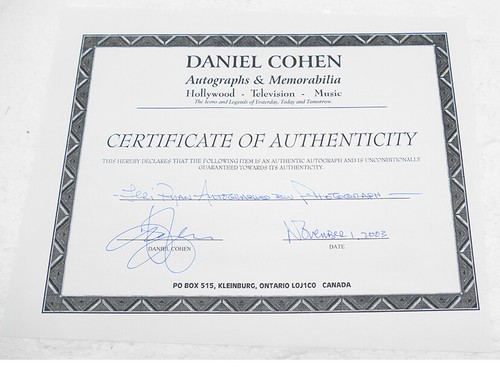 Jeri Ryan as Ronnie Cooke Signed Authentic Photo with COA Daniel Cohen - Picture 3 of 3