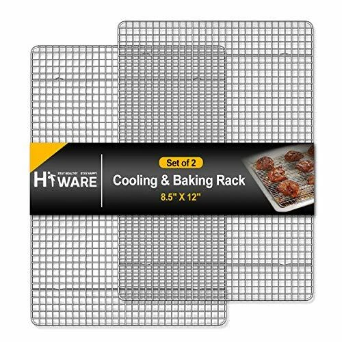 2Pack Cooling Racks For Baking Wire Cookie Rack Fit Quarter Sheet Pan 8.5" x 12"
Opens in a new wind