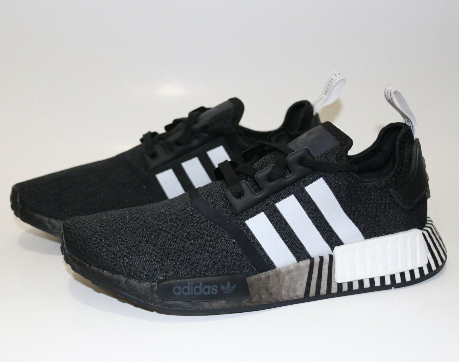 Adidas Originals NMD_R1 SHOES, Black / White, M9/W10 | eBay