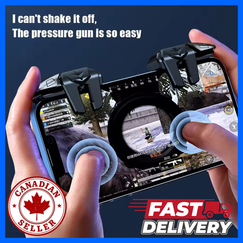 Game Controller 6 Finger Handy Gamepad Joystick Auslöser für PUBG, COD - Bild 1 von 6