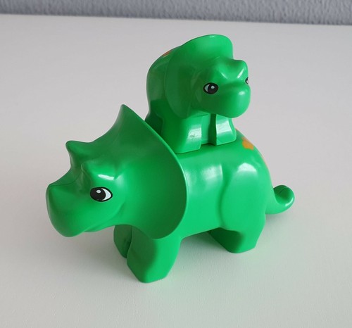 Lote de 6 figuras de dinosaurios LEGO DUPLO 2604 RARAS - Imagen 7 de 9