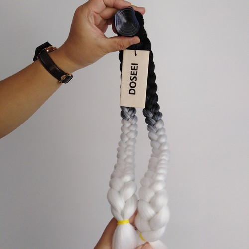 Pigtails For Motorcycle Helmet Ponytail Bicycle Helmet Pigtails/Hair 1pcs ll44# - Imagen 8 de 8