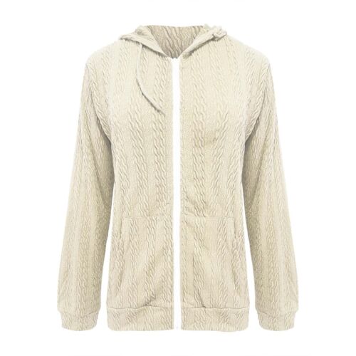 Women's Hoodies Teen Girls Fall Jacket Oversized Sweatshirts Casual Zip Up Coat - Picture 19 of 51