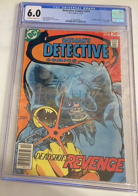 Detective Comics #474 CGC 6.0 DC Comics Dec 1977 1st app Deadshot