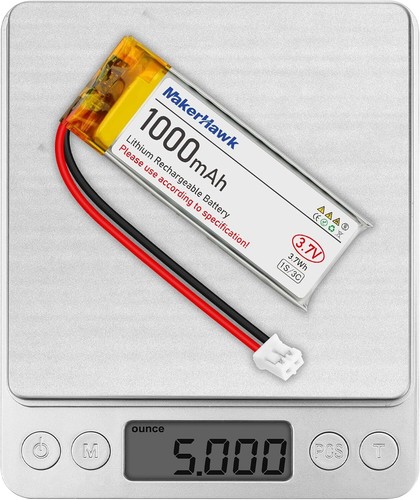 4PCS 3.7V 1000mAh batteria LiPo ricaricabile 1S 102050 batteria ai polimeri di litio UK - Foto 8 di 8