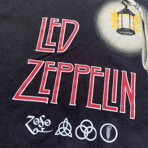Led Zeppelin M Hermit Stairway To Heaven Graphic Band Tee T-Shirt 70s Rock JU - Picture 3 of 10