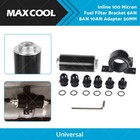 <!--F#f_0-->Inline 100 Micron Fuel Filter Bracket 6AN 8AN 10AN Adapter 50MM Universal<!--F/-->