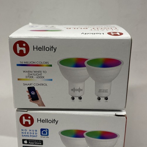3 Pack - Helloify GU10 5W SMART LED GOCCIA - Picture 4 of 5