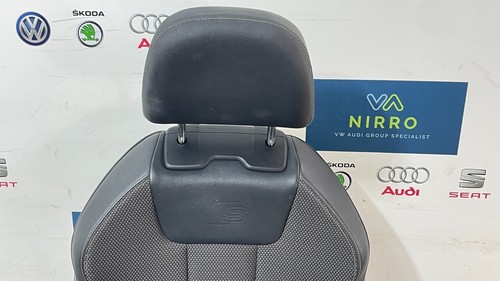 AUDI A4 SALOON S LINE COMPLETE HALF LEATHER INTERIOR SEATS FITS 2016 TO 2025 - Picture 9 of 22