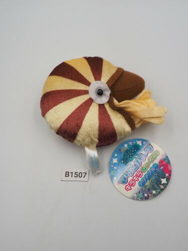 Marine Park Aquapark B1507 Yell Ammonite Plush 3" TAG Stuffed Toy Doll Japan