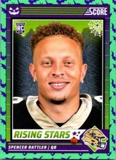 Spencer Rattler 2024 Score-A-Treat Rising Stars Green Bats Rookie Card RC Saints