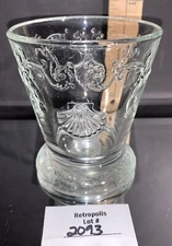 La Rochere Versailles Nautical Shell Embossed Clear Double Old Fashioned Glass 