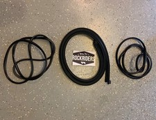 3-piece Hard Top Quarter Liftgate Glass Gasket Kit For 1987-1995 Jeep Wrangler