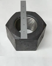 (1) 2 3/4 -4 Heavy Hex Nuts Grade 2 A563 2.75” -4 Large Big Huge 6.5 LBS/ea