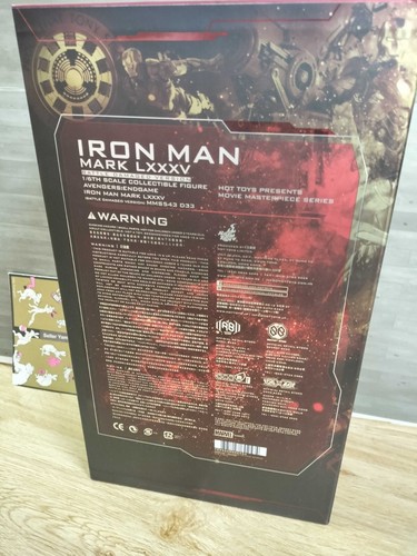 Hot Toys MMS543 Película Obra Maestra Diecast Iron Man Mark LXXXV 85 Batalla Dañada - Imagen 2 de 10
