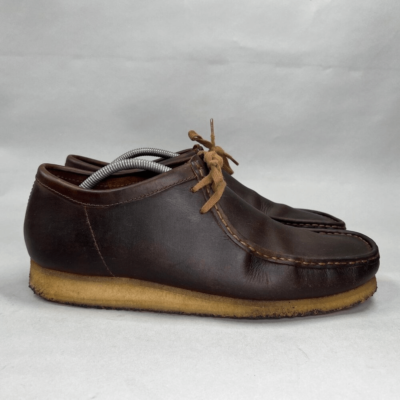 Clarks Originals Men's Size 13 Beeswax Brown Leather Chukka Boots