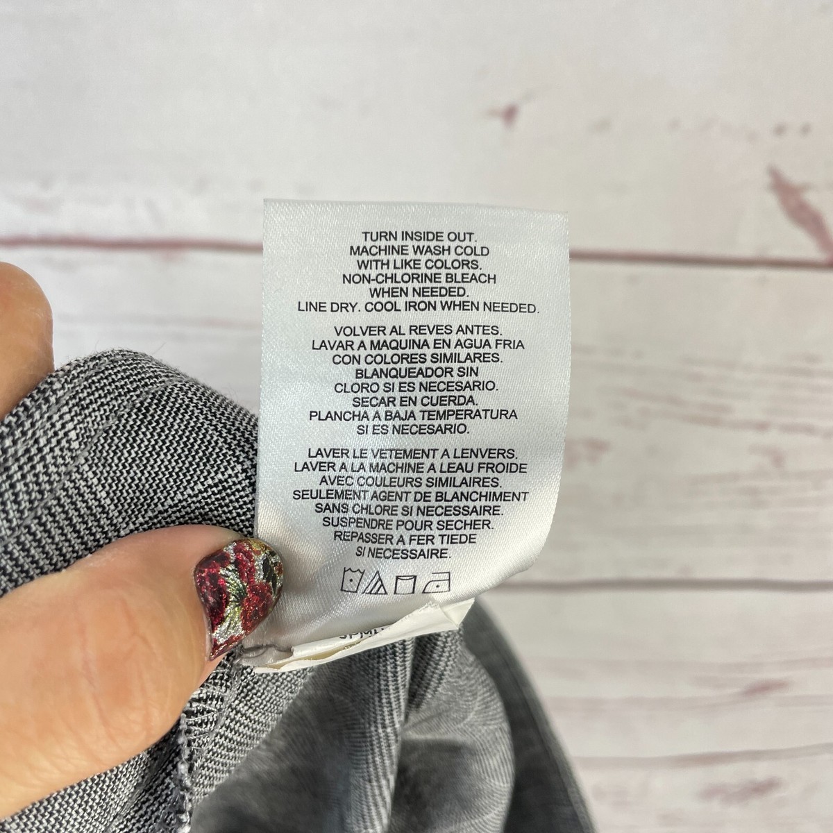 Jones New York Black White Square Print Skinny Pants Womens Jones New York Black White Square Print Skinny Pants Womens