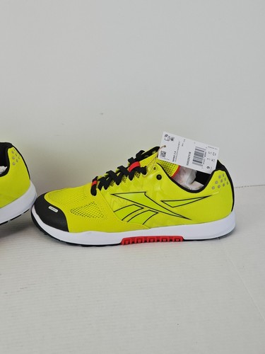 Scarpe Reebok Uomo NANO 2.0 Allenamento Atletica Fitness Hyper Verde Taglia 9 - Foto 3 di 16