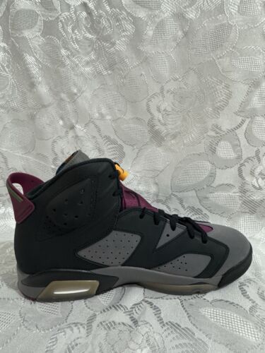 AIR JORDAN 6 VI RETRO 11.5 NERO BORDEAUX CT8529 063 MARRONE V GRIGIO INFRAROSSI 23 - Foto 4 di 17