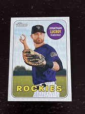 2018 Topps Heritage #96 Jonathan Lucroy Colorado Rockies