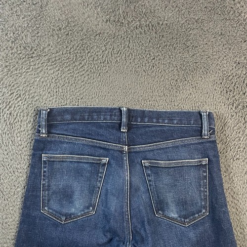 Uniqlo Jeans Mens 30x32 Blue Slim Fit Dark Wash Selvedge Stretch Denim - Picture 7 of 14