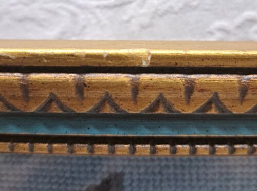 VTG Needlepoint SIAMESE CAT & KITTENS Blue Background NICE Frame 14x14 - Picture 10 of 11