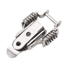 58mm pring Loaded Toggle Latch Catch Hasp Suitcase Case Chest Tool Box Silver
