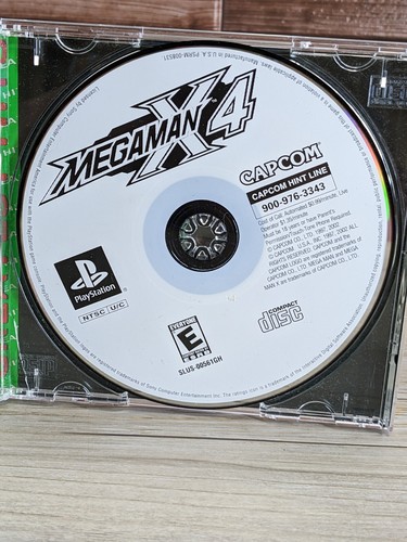 Mega Man X4 Greatest Hits (Sony Playstation 1 PS1 1997 Capcom) Solo estuche y disco - Imagen 5 de 7