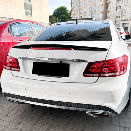 Gloss Black Trunk Spoiler Wing Trim For Benz E250 E400 E500 Coupe 2009-2016 2015 - Picture 5 of 9