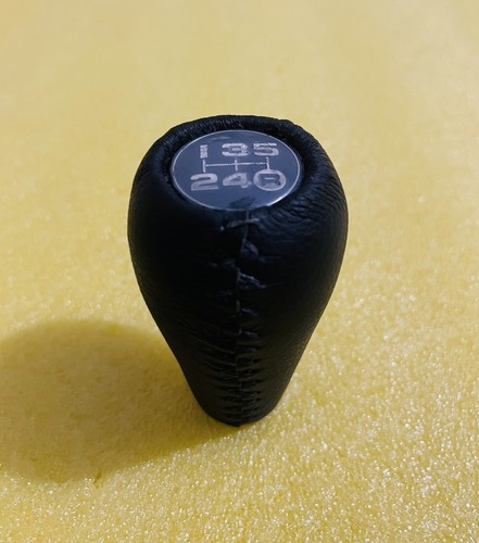 GENUINE OEM TOYOTA COROLLA AE86 AE92 GT GEAR KNOB LEATHER STITCH RARE - Picture 2 of 7