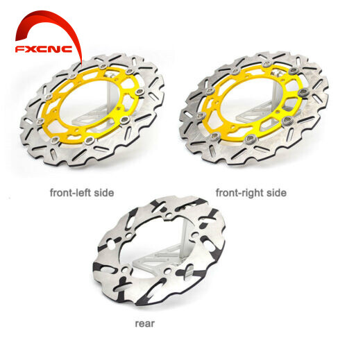 For Yamaha YZF R1 2007 2008 2009 2010 2011-2014 CNC Front Rear Disc Brake Rotors - Picture 1 of 17