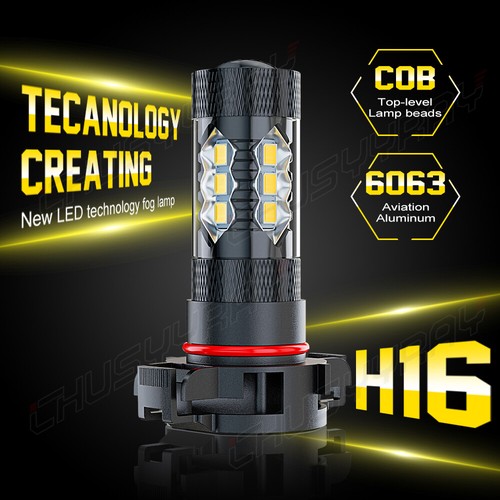 2 bombillas antiniebla LED 5202 H16 amarillas para Chevy Suburban Tahoe 2007-2013 2014 - Imagen 3 de 12