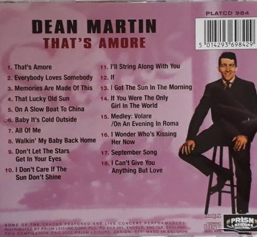 Dean Martin-46 Magic Memories 2 CD Set.2004 Prism DOVE 7105.That's Amore/If+ - Photo 4/8