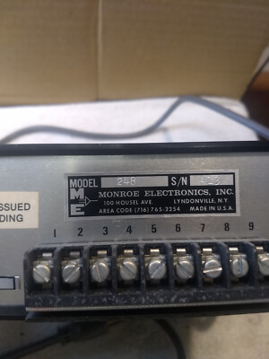 Vintage Monroe Electronics Model 248-Charged Body Detector-Fixed 