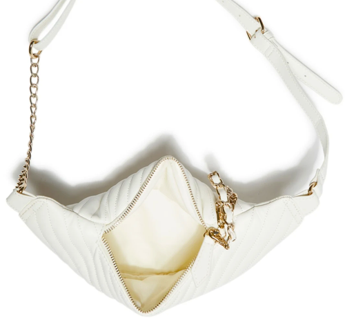 GUESS CASSIE LOGO BELT BAG WAIST PACK CROSSBODY HANDBAG White AUTHENTIC New BNWT - Picture 8 of 11
