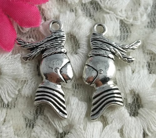 Free Ship 28 pcs Antique silver soldiers charms 27X14mm H-3264 - Picture 4 of 4