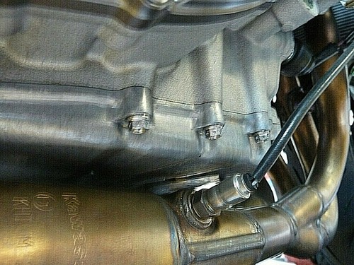 KAWASAKI ZX6R 636 1999-2006 Titanium OIL PAN SUMP Race Spec 14 BOLTS KIT - Picture 6 of 8