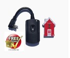 Treemote House Shape Wireless Remote Switch for Christmas Lights & Other Lights